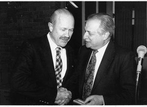 President Gregory Adamian and Professor F. Norman Totten