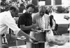 President Gregory Adamian at the 1990 Bentley BBQ