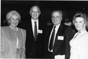 President & Mrs. Adamian with Mr. & Mrs. Richard Smith at Facing History Award, 1990.