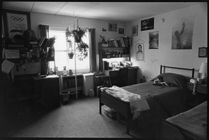 View of dormitory room ca. 1970's