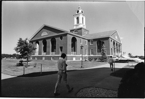 Exterior view of Bentley Library ca. 1970's
