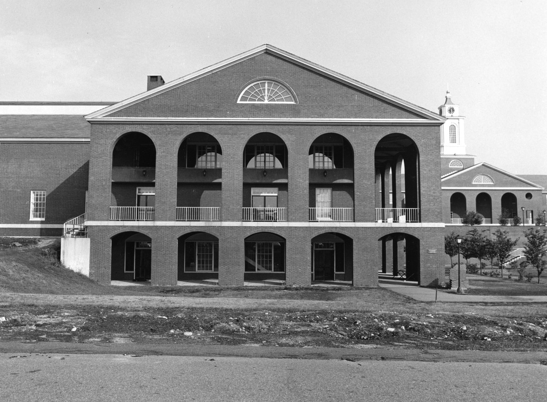 View of LaCava Center from lower level