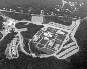 Aerial view of Waltham campus