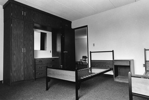 Interior of dormitory room