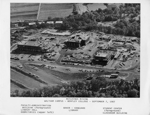 Original Waltham campus construction
