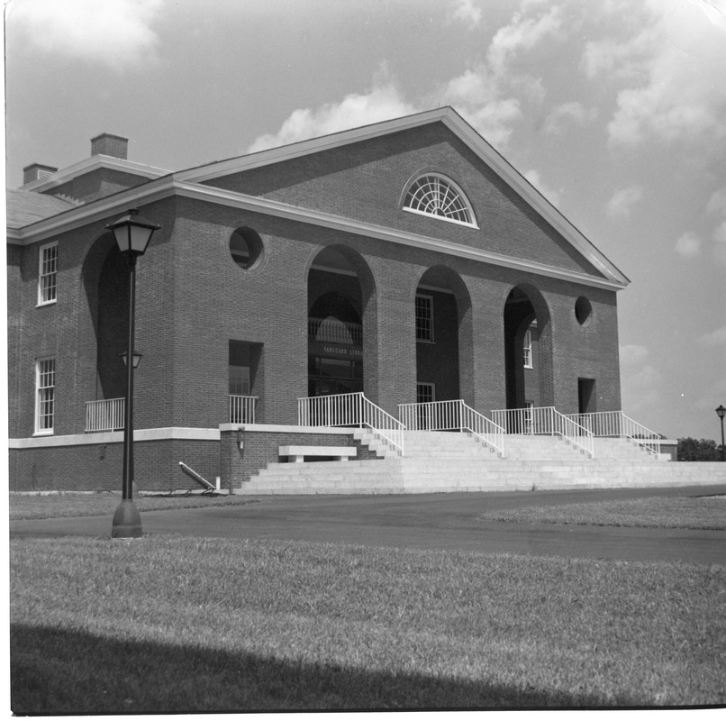 View of Library building original footprint