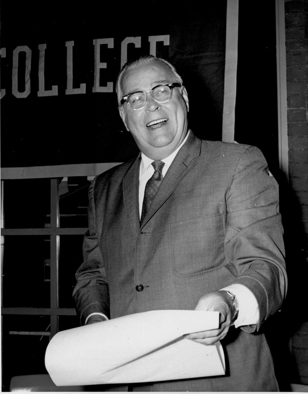 President Thomas Morison in 1971