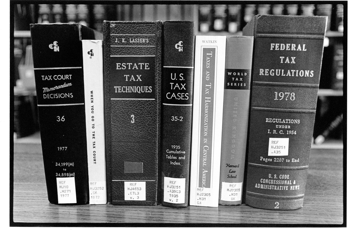 Tax reference and textbooks Digital Commonwealth