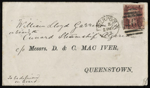 Letter from Josephine Elizabeth Grey Butler, 348 Park Road, Liverpool, [England], to William Lloyd Garrison, May 29, [1877]