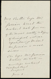 Letter from Josephine Elizabeth Grey Butler, Liverpool, [England], to William Lloyd Garrison, [June 3, 1877]