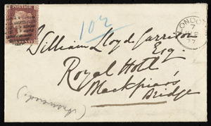 Letter from Elizabeth Georgiana Campbell, Duchess of Argyll, Argyll Lodge, [England], to William Lloyd Garrison, June 20, [1877]