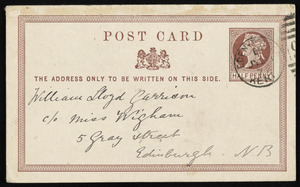 Letter from Josephine Elizabeth Grey Butler, Kent, [England], to William Lloyd Garrison, July 28, 1877