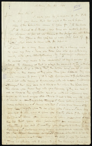 Letter from H. Cawdrey, Acton, [Mass.], to William Lloyd Garrison, Jan. 29, 1838
