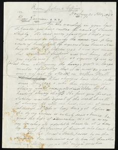 Letter from Joshua Coffin, Newbury, [Mass.], to William Lloyd Garrison, 30 Nov. 1863