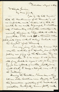 Letter from Gerrit Smith, Peterboro, [N.Y.], to William Lloyd Garrison, August 1, 1864
