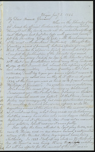 Letter from James Clark, Wayne, [Maine], to William Lloyd Garrison, Jan'y 2, 1866