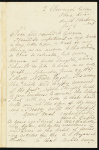 Letter from Sarah Cogan, 2 Denmark Villas, Shore Road, South Hackney, [England], to William Lloyd Garrison, July 2, [1867]