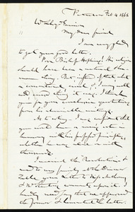 Letter from Gerrit Smith, Peterboro, N.Y., to William Lloyd Garrison, Feb. 4, 1868