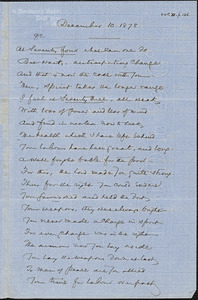 Poem from Joseph Soul, to William Lloyd Garrison, 31 - 10 - 78 (31 Oct. 1878)
