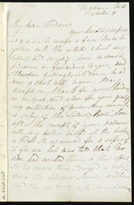 Letter from Sarah Cogan, Higham Hill, [Walthamstow, Essex, England], to Maria Weston Chapman, October 9, [1844]