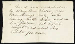Letter from James Freeman Clarke, to Maria Weston Chapman, [1840-1841]