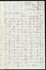 Letter from Sarah Cogan, Higham Hill, Walthamstow, Essex, [England], to Maria Weston Chapman, Monday, Oct. 12, [18]46