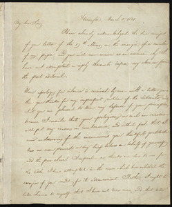 Letter from Charles Wheeler Denison, Stonington, [Conn.], to William Lloyd Garrison, March 5, 1831