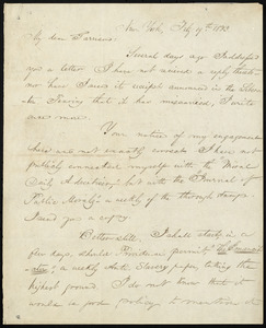 Letter from Charles Wheeler Denison, New York, to William Lloyd Garrison, Feb'y 19th, 1833