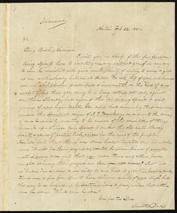 Letter from Charlotte Davis, Acton, [Mass.], to William Lloyd Garrison, Feb. 22, 1841