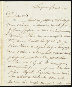 Letter from James Drummond, Glasgow, [Scotland], to William Lloyd Garrison, 17th April 1841
