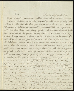 Letter from Thomas Drew, Salem, [Mass.?], to William Lloyd Garrison, July 15th, 1841