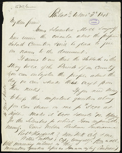 Letter from Edward Morris Davis, Philad[elphia], [Pa.], to William Lloyd Garrison, 1st mo[nth] 3 [day] 1848