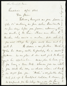 Letter from Edward Morris Davis, Roadside, to William Lloyd Garrison, 11/19 1876