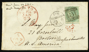Letter from Eliza Wigham, Edinburgh, to Samuel May, 6.1.1860