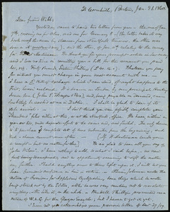Letter from Samuel May, Boston, to Richard Davis Webb, Jan. 31, 1860
