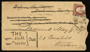 Letter from William Still, Philadelphia, to Samuel May, Mar. 2nd, 1860
