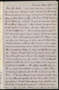 Letter from Samuel May, Leicester, [Mass.], to Samuel May, Sept. 30, '61