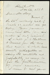 Letter from Aaron Macy Powell, Ghent, N.Y, to Samuel May, Nov. 26, 1861
