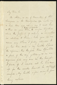 Letter from Alonzo Hill, [Worcester, Mass.?], to Samuel May, Oct 30, 1837