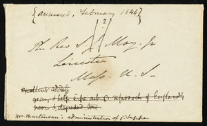 Letter from William James, Kingsdown, Bristol, [England], to Samuel May, Nov. 30, 1843