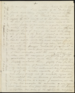 Letter from Jonathan P. Magill, Solebury, Bucks Co[unty], Pen[nsylvani]a, to William Lloyd Garrison, 1st mo[nth] 13th [day] [18]38