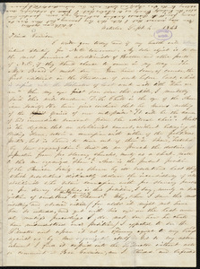 Letter from Abby Kelley Foster, Waterloo, to William Lloyd Garrison, Sept. 4, 1843