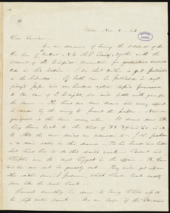 Letter from Abby Kelley Foster, Utica, to William Lloyd Garrison, Nov. 5, [18]43