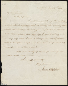 Letter from Isaac Tatem Hopper, New York, to William Lloyd Garrison, 4 mo[nth] 15th [day] 1845