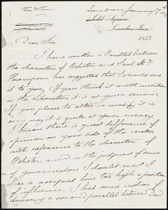Letter from William Farmer, London, [England], to William Lloyd Garrison, January 27th, 1853
