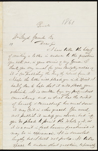 Letter from Gilbert Haven, Cambridgeport, [Mass.], to William Lloyd Garrison, Jan. 31st, 1861