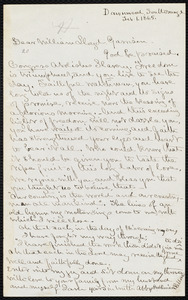 Letter from Abby Hutchinson Patton, Dawnwood, South Orange, [N.J.], to William Lloyd Garrison, Feb. 1, 1865