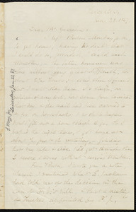 Letter from Samuel May, Leicester, [Mass.], to William Lloyd Garrison, Jan. 23, 1867