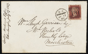 Letter from Andrew Fyfe, 21 St. Andrew Square, Edinburgh, [Scotland], to William Lloyd Garrison, 17 July 1867