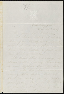 Letter from Martha A. Horton, Newburyport, [Mass.], to William Lloyd Garrison, Nov. 28th, 1867
